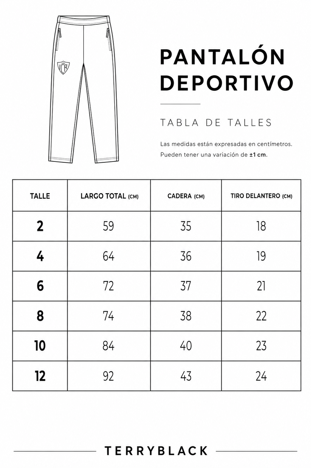 pantalon deportivo jardin cristo rey